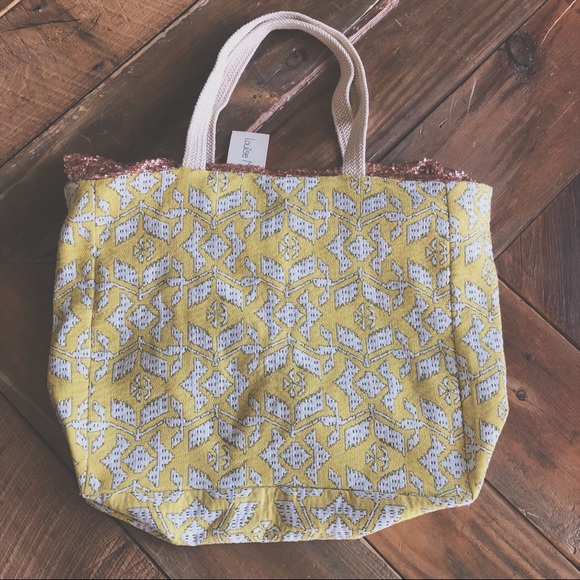 Louise Misha Woven Yellow Bag - Picture 4 of 6